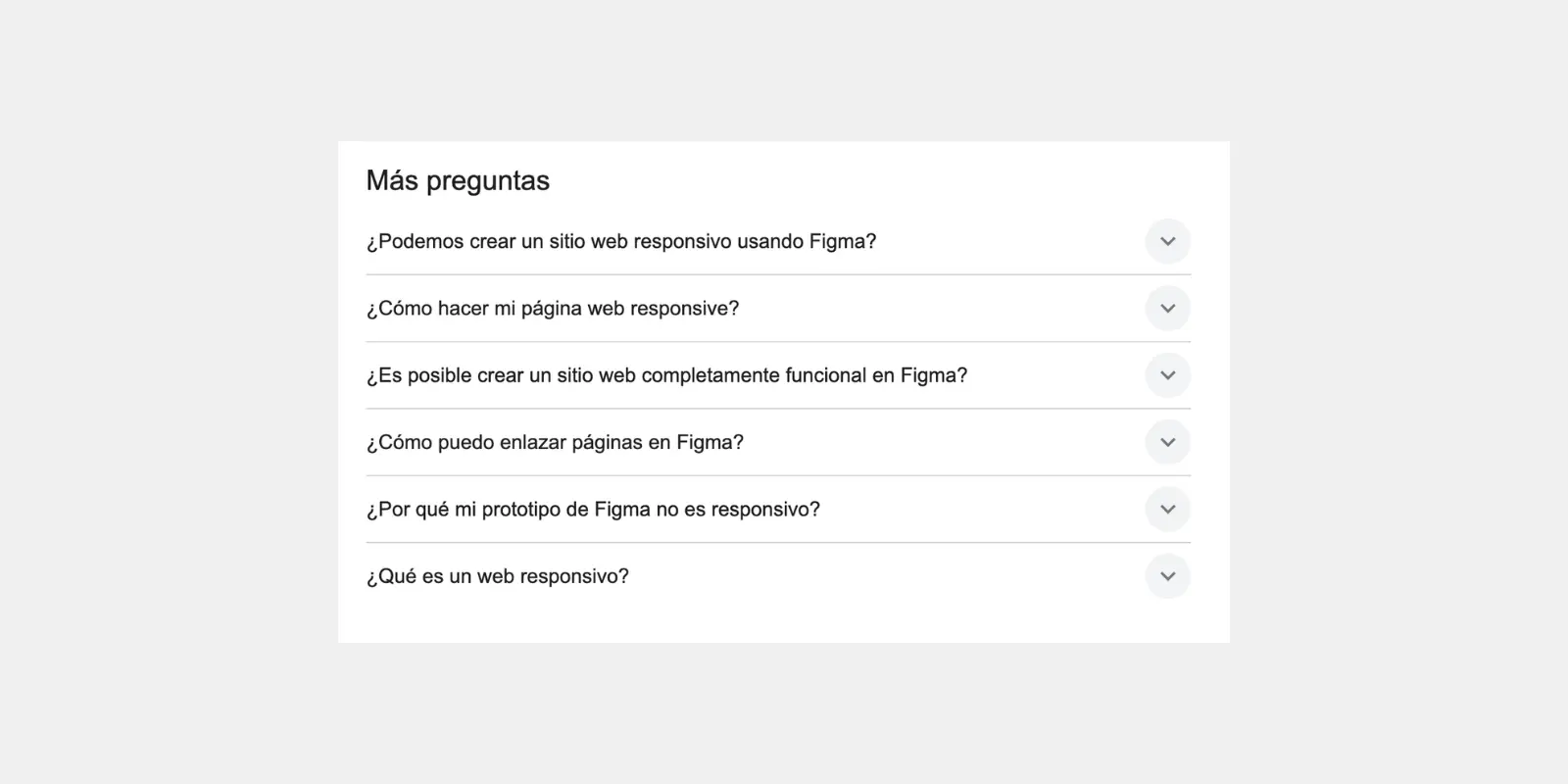 Preguntas frecuentes en los resultados de búsqueda de Google